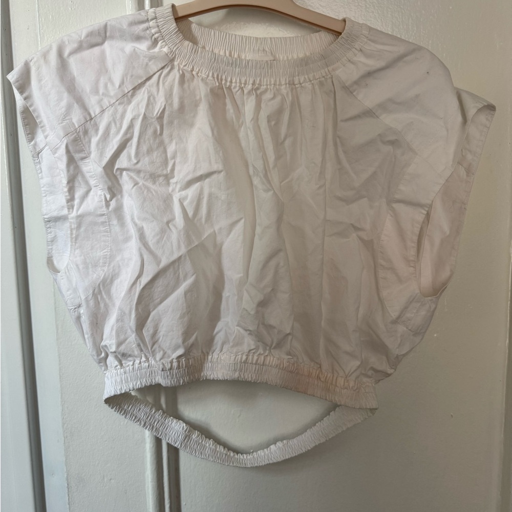Beautiful white cropped H&M top - must go 7/1